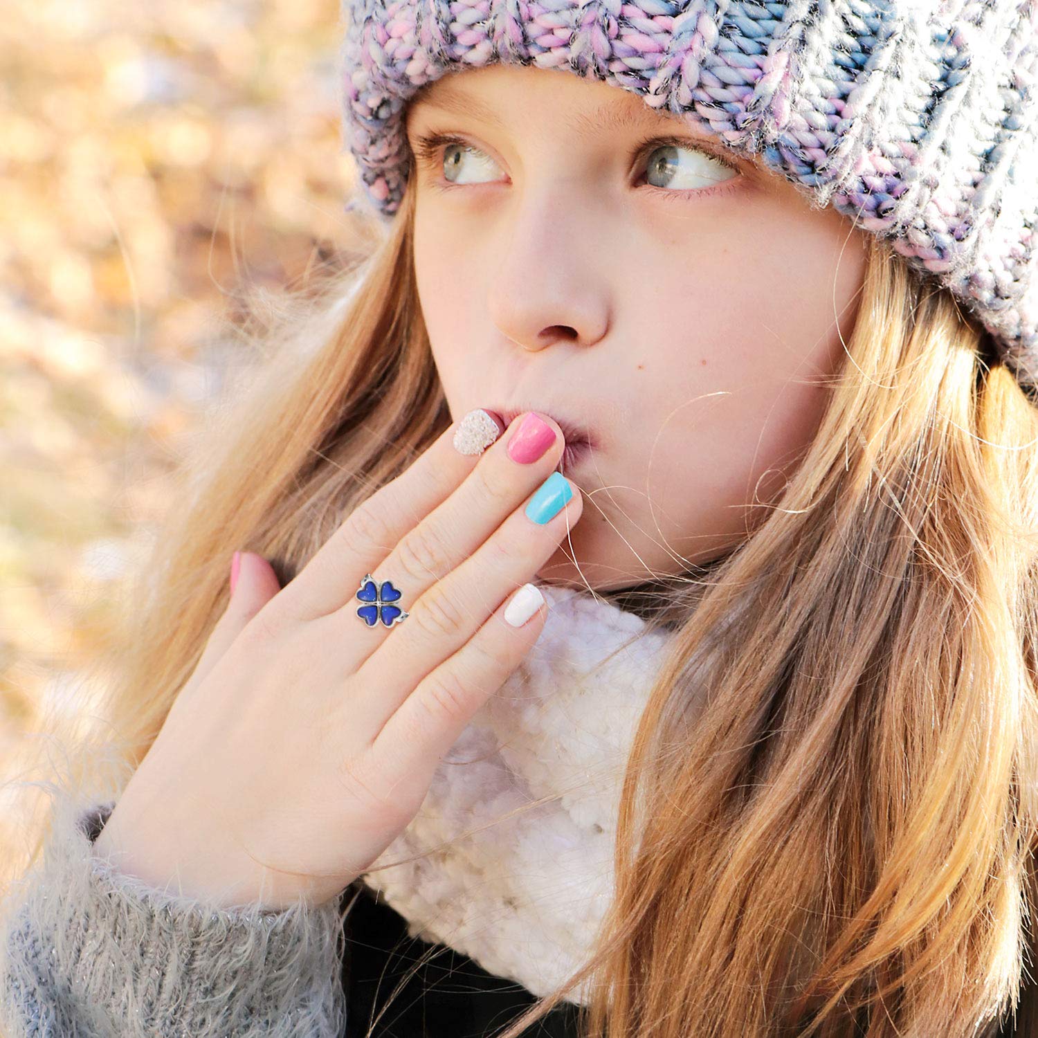 Hicarer mood rings sturdy-material build for long-term wear