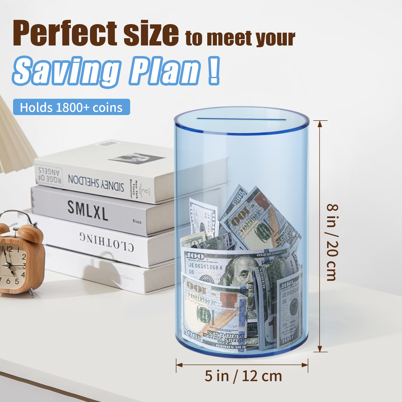 Hicocool break-to-open piggy bank design motivates steady savings.