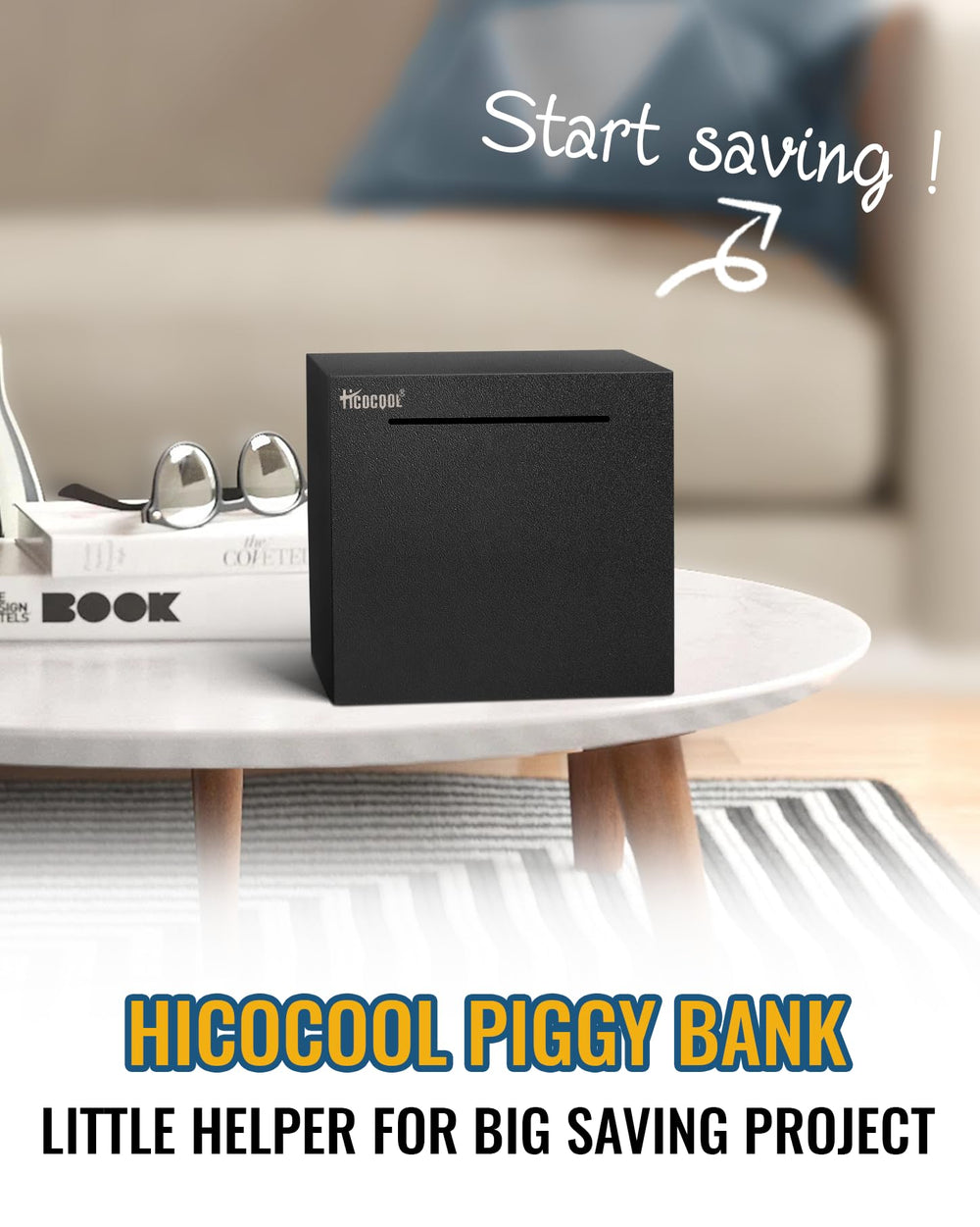 hicocool anti-slip mats keep it stable and quiet