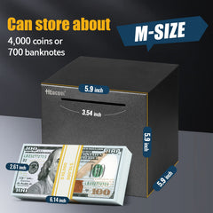 hicocool Piggy Bank stainless steel structure resists rust and corrosion.