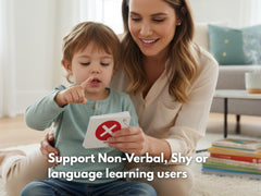 Hidaya Prints double-sided picture cards clarify daily needs with visual prompts.