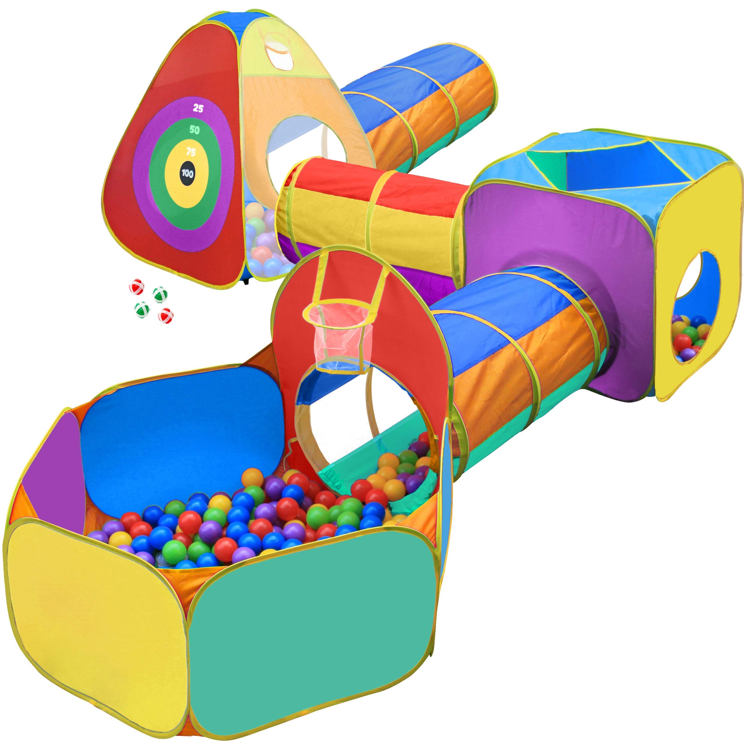 Hide N Side ball pit play house invites toddlers to active, imaginative indoor fun