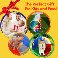 Indoor-outdoor versatility of the Hide N Side tunnel for playtime anywhere
