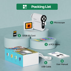 32GB card stores photos and videos of discoveries with ease