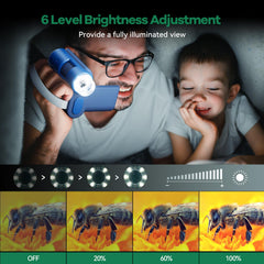 Hideal HP20 built-in microphone adds synchronized audio to videos.