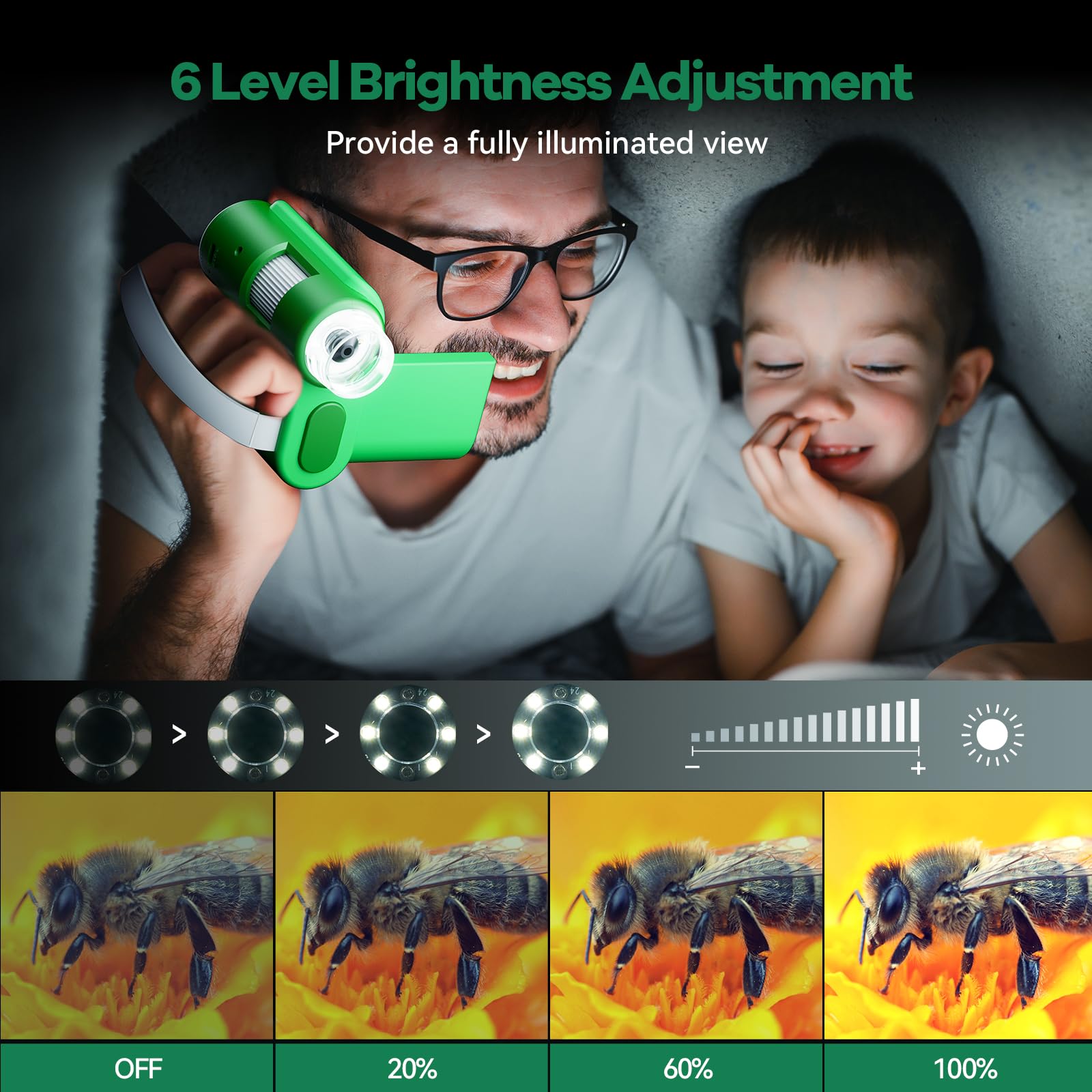 Hideal HP20 rechargeable battery enables longer learning sessions.