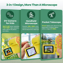Hideal HP20 side view highlights its portable design for classroom or outdoor use.