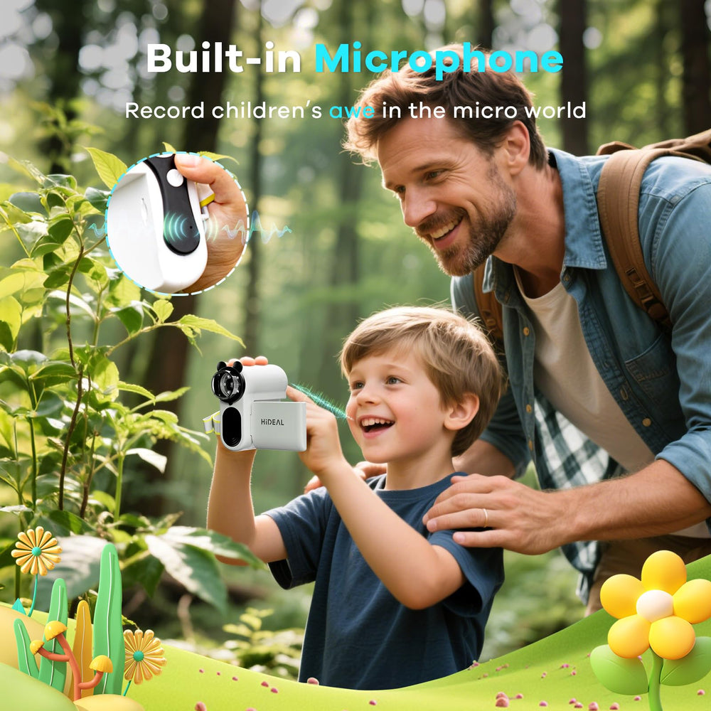 Hideal HP60 built-in mic captures kids' wow moments during observation