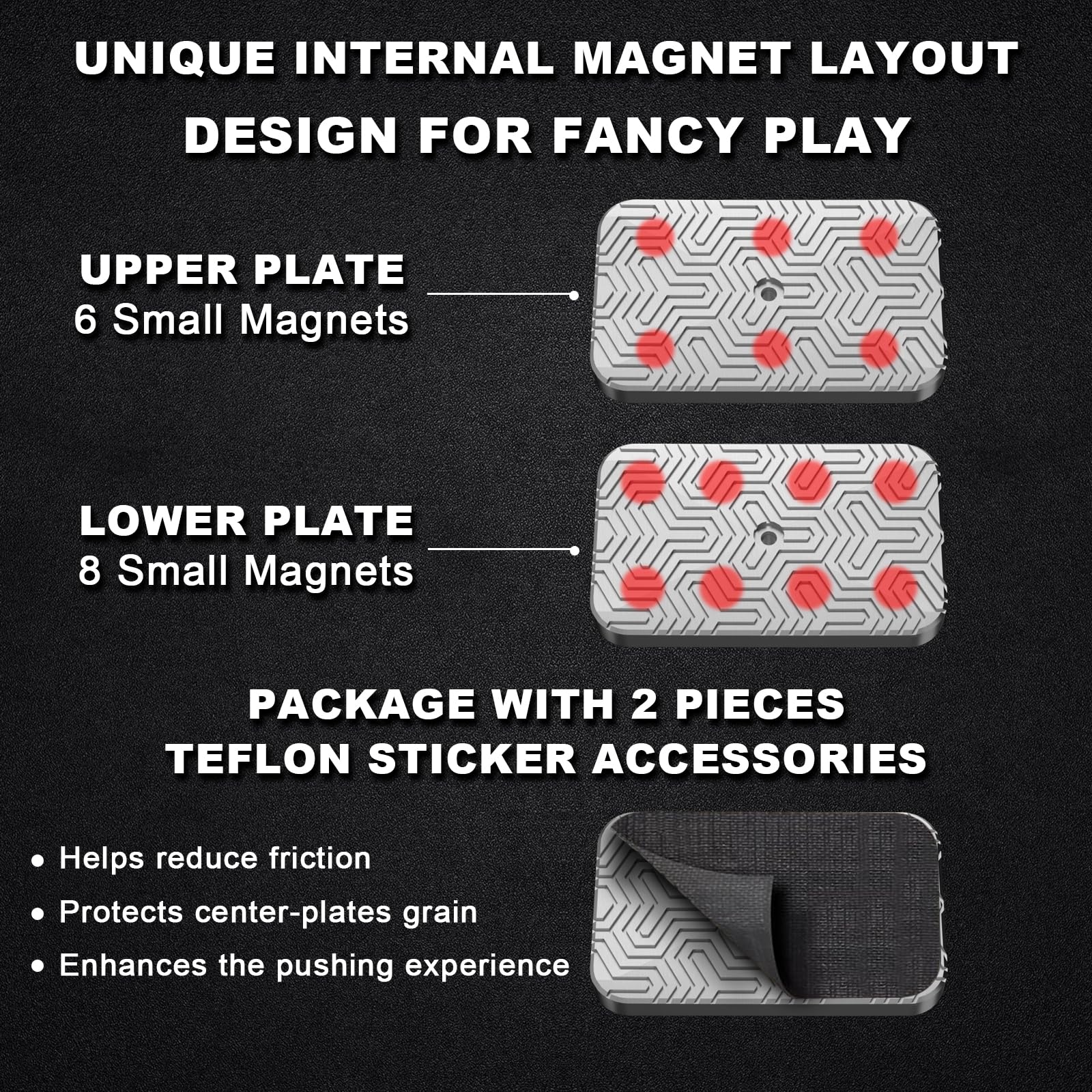 HIDEDC Breakthrough Fidget Slider compact size for on-the-go use.