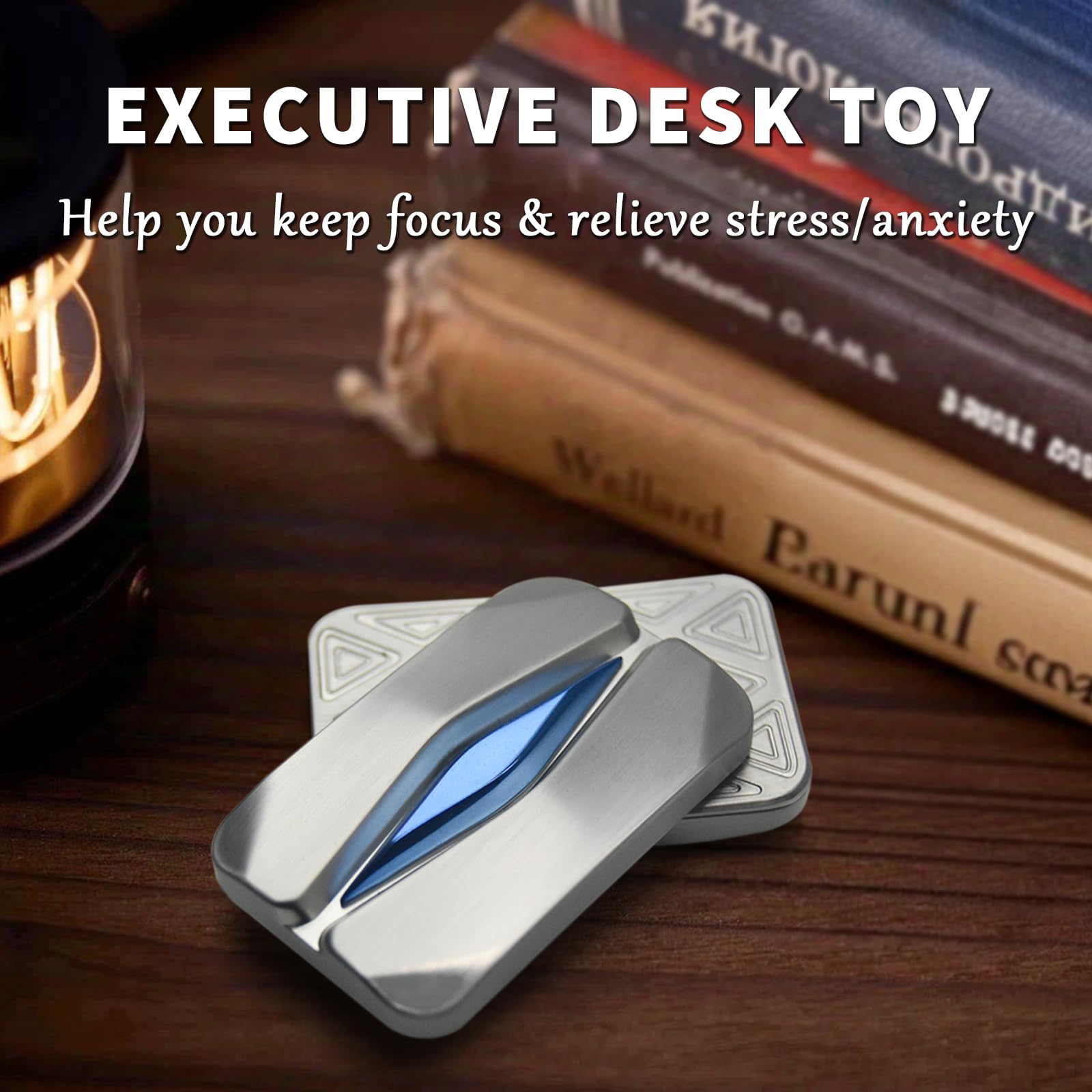 HIDEDC Mountain Fidget Slider side-profile highlights precise construction and quiet operation.