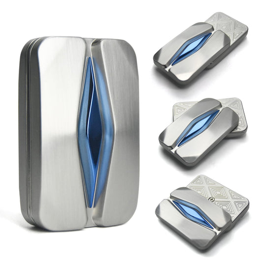 HIDEDC Mountain Fidget Slider top view shows premium alloy finish for a smooth tactile feel.