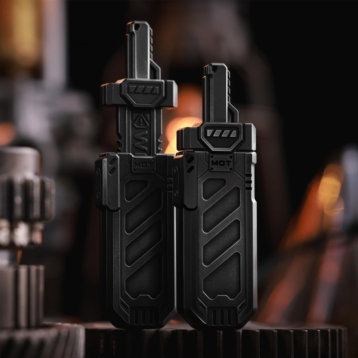 HIDEDC Sword Fidget Slider with serrated teeth for tactile focus and stress relief.