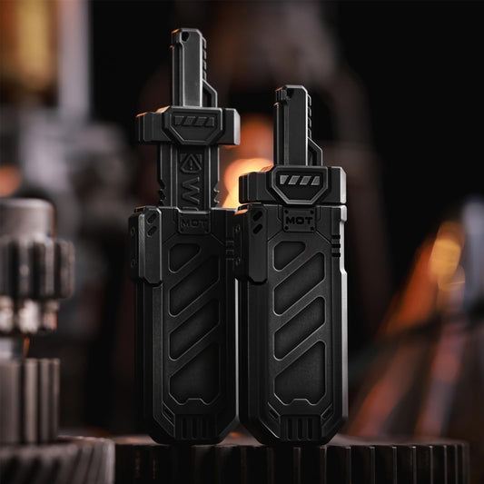 HIDEDC Sword Fidget Slider with serrated teeth for tactile focus and stress relief.