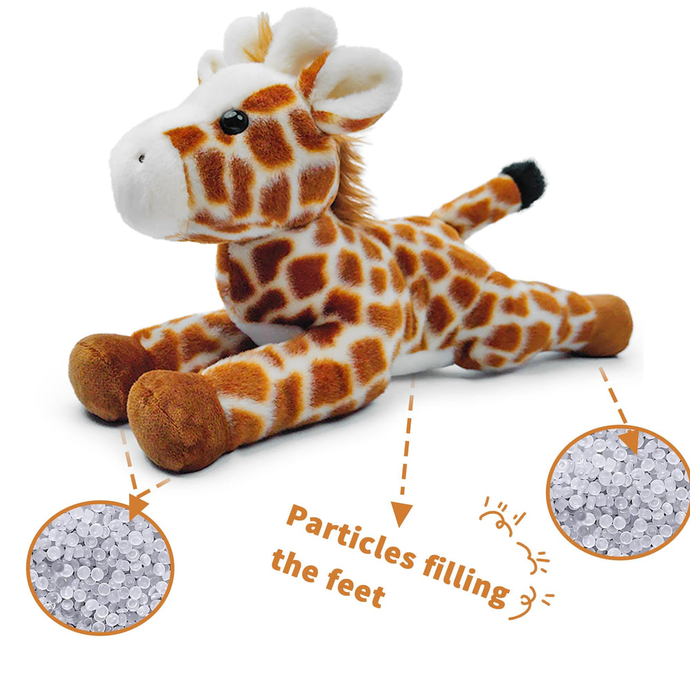 Hideekoog giraffe plush eyes detail adds realism for imaginative play.