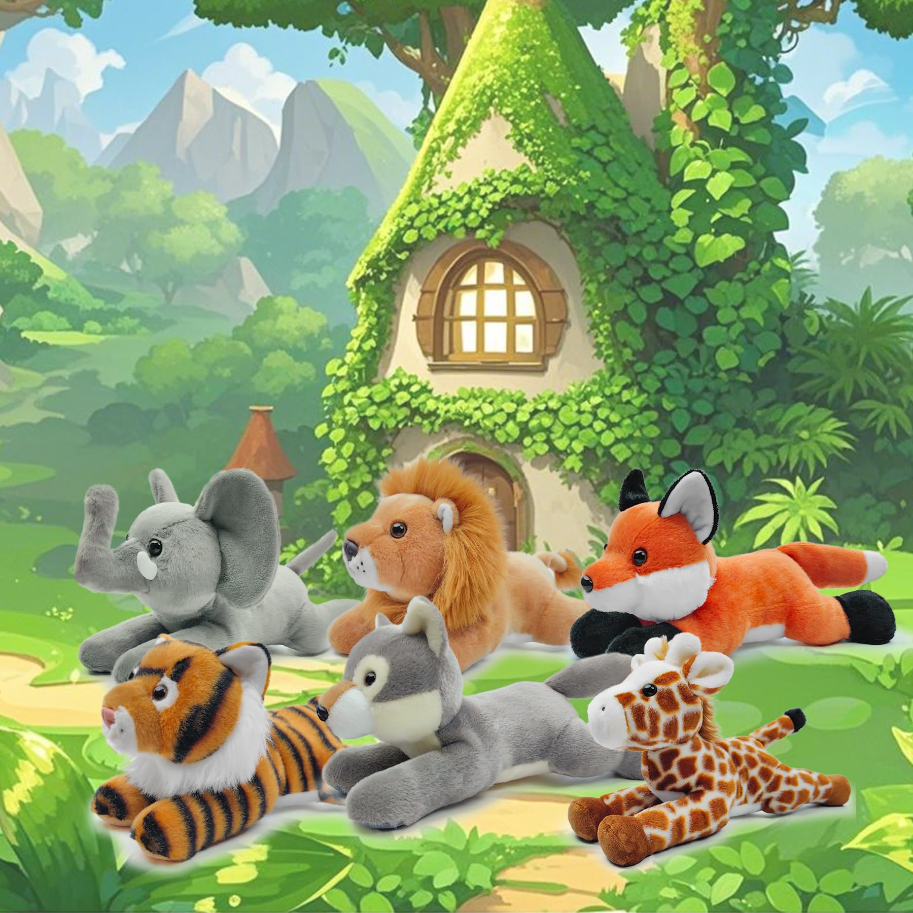 Hideekoog giraffe plush sparks imaginative play during storytelling