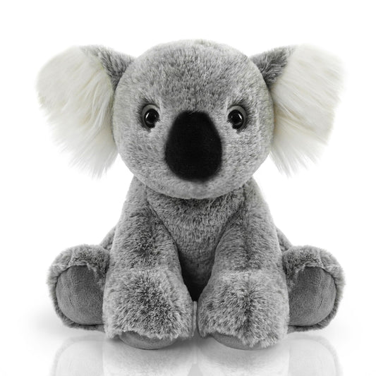 Hideekoog Koala stuffed animal in 8.5-inch size, ideal for cuddles on the go.