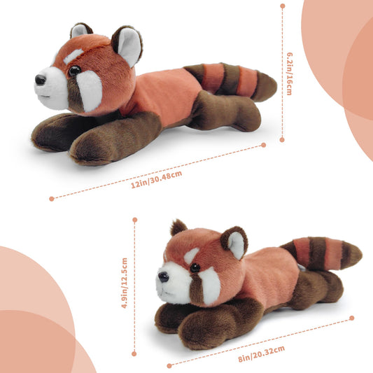 Hideekoog Lesser Panda plush fabric texture inviting tactile exploration for children