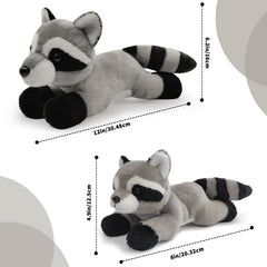 Hideekoog raccoon plush toy with soft fabric for comforting hugs and kid-friendly decor.
