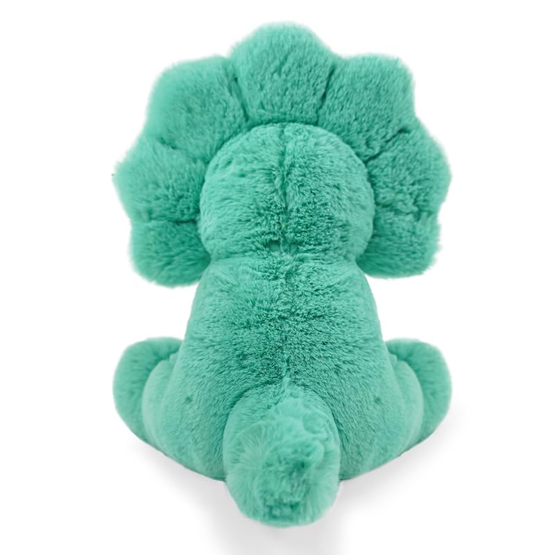 Hideekoog Triceratops plush, kid-friendly face, perfect companion for imaginative play