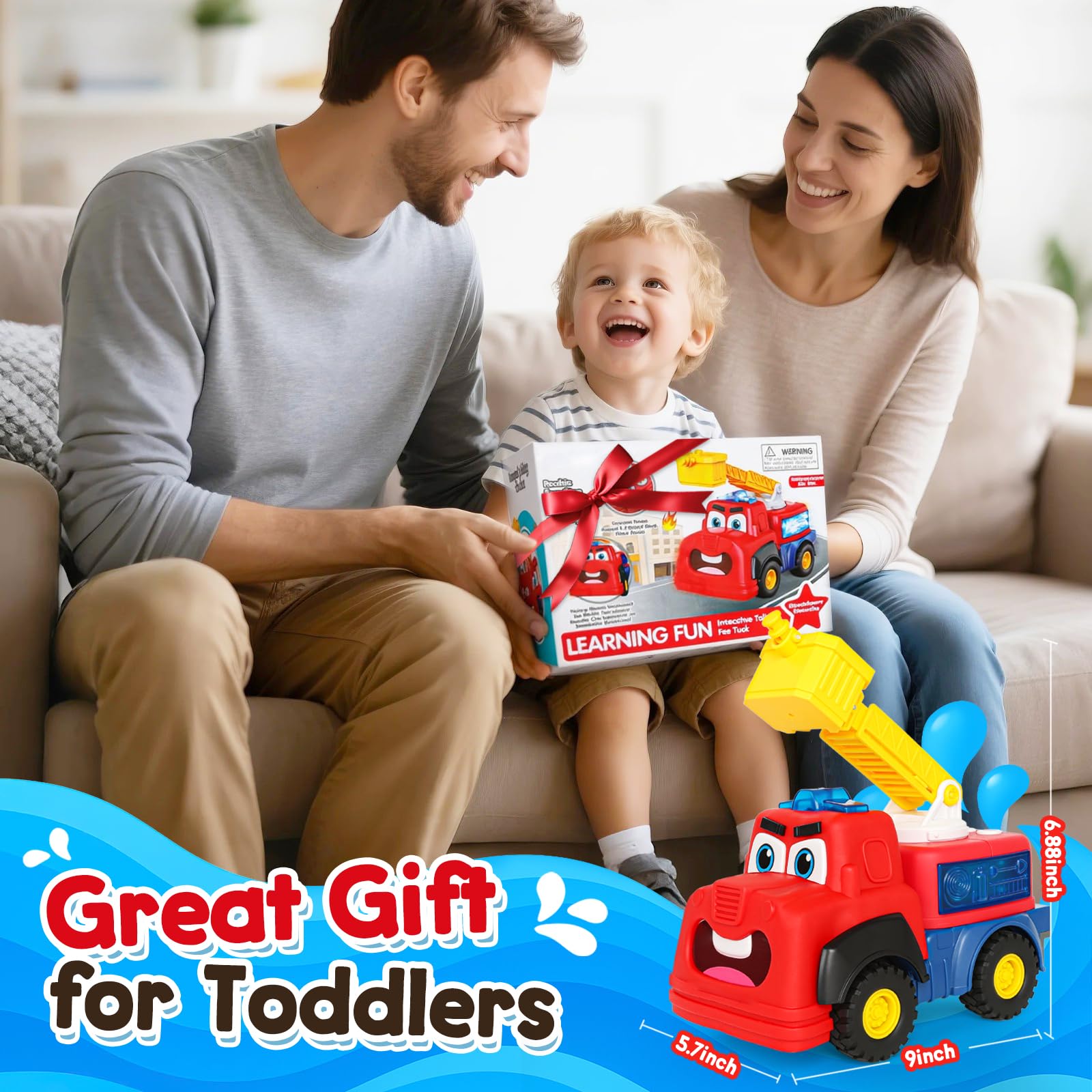 Hieoby lights and sounds enhance storytelling during toddler play sessions.
