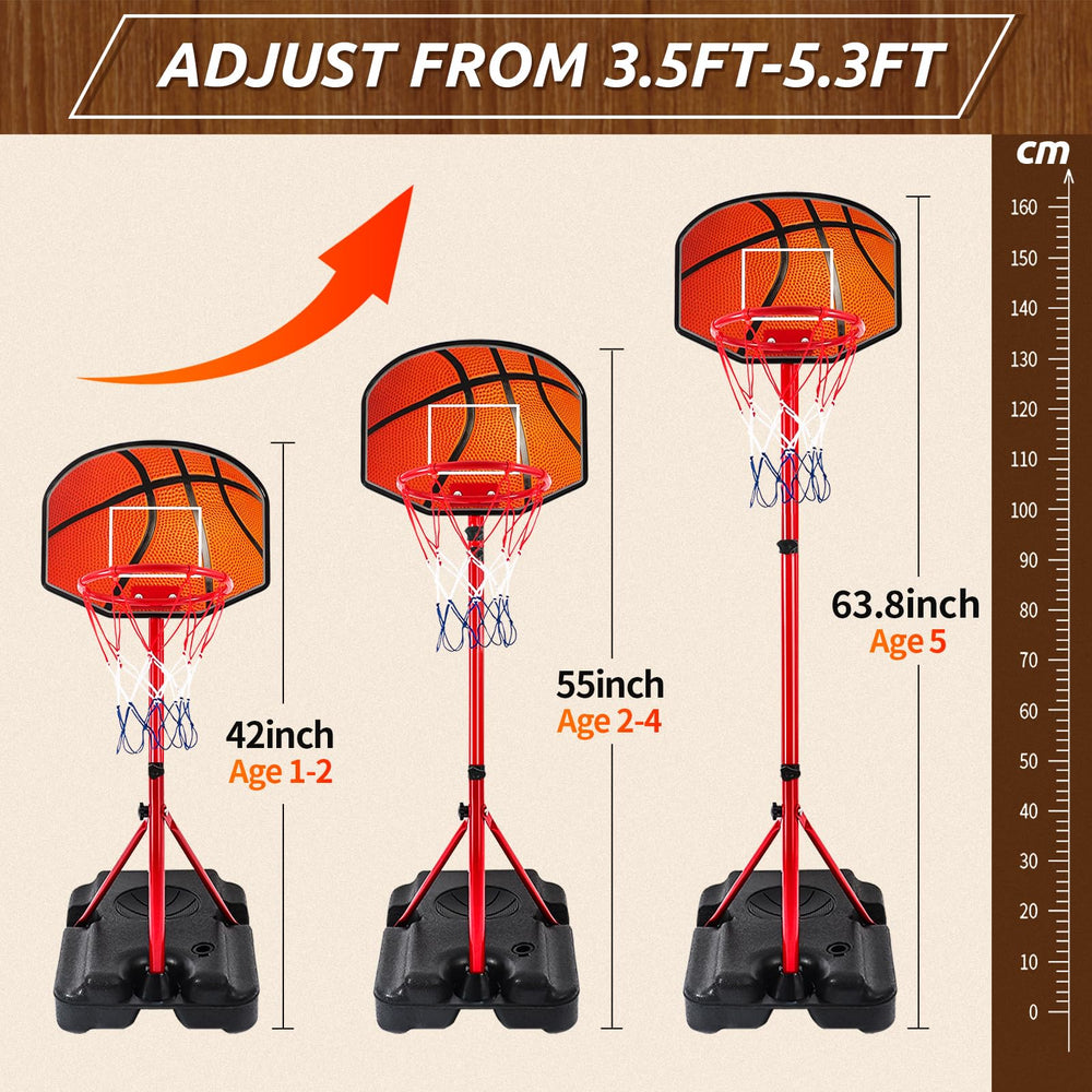Hieoby basketball hoop base stability for wobble-free sessions.