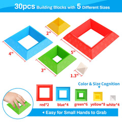 Non-toxic BPA-free blocks from Hieoby ensure safe toddler play