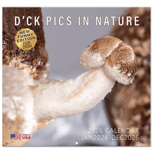 HiFulerr Natures Dongs Calendar 2026 cover showing playful humor and bold design for home or office decor.
