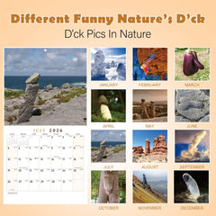 HiFulerr Natures Dongs Calendar 2026 January page with organized planning and comedic flair.