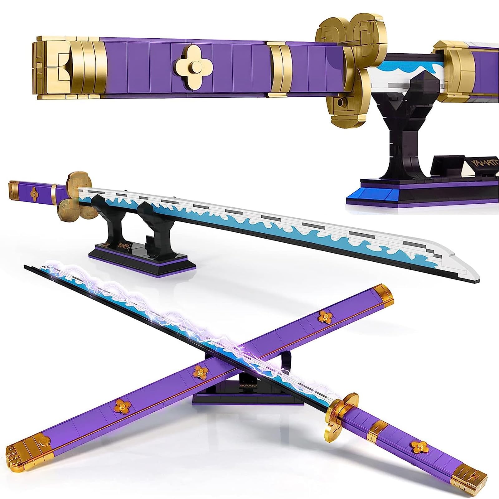 HIGH GODO purple Enma Zoro sword model for display and cosplay.