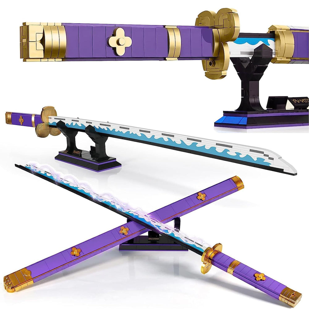 HIGH GODO purple Enma Zoro sword model for display and cosplay.