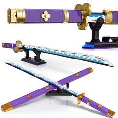 HIGH GODO purple Enma Zoro sword model for display and cosplay.