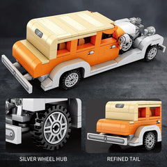 High GODO Classic Car Set assembly steps enabling engaging building.