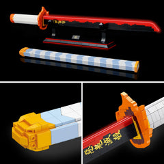 HIGH GODO Demon Sword instructions and stickers simplify assembly