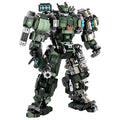 HIGH GODO mech model with assembly-ready pieces for dynamic poses and display