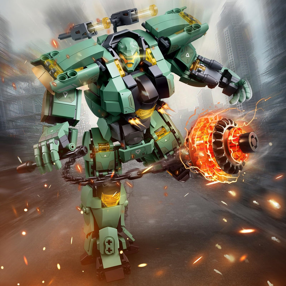HIGH GODO transforming mech action shot, ideal for hands-on building and imaginative play