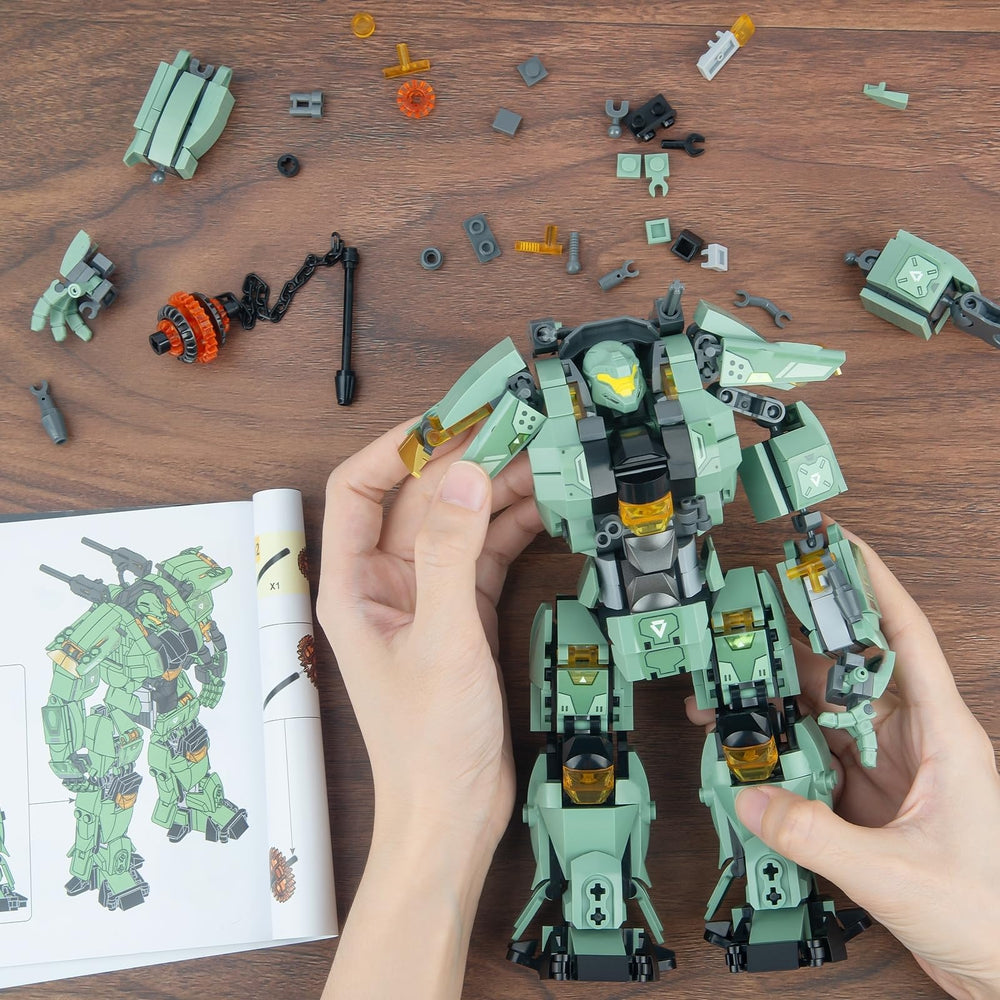 HIGH GODO transforming mech assembly kit, clear instructions support quick builds