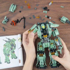 HIGH GODO transforming mech assembly kit, clear instructions support quick builds