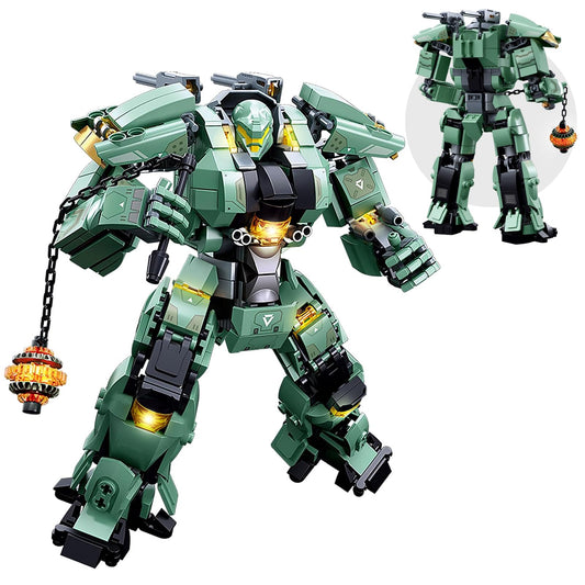 HIGH GODO transforming mech front view, a detailed display piece for collectors