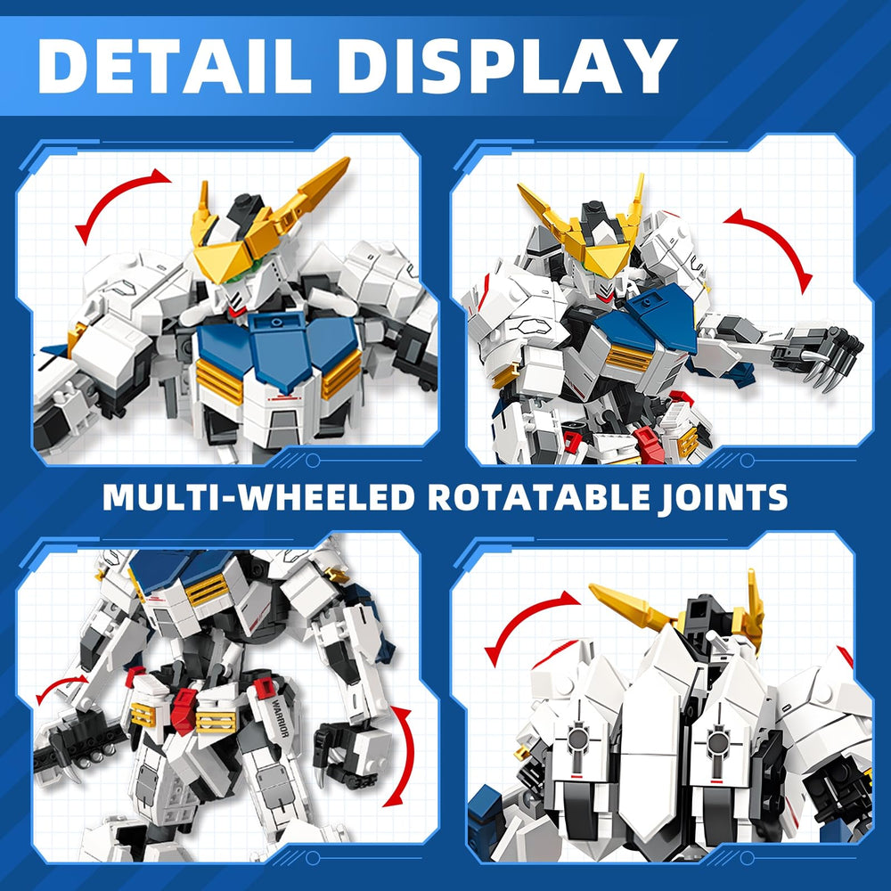 HIGH GODO transforming robot building set fighter jet form reveals versatile pose options