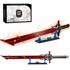 HIGH GODO Wolf Gravestone Sword assembly kit for immersive cosplay and display.