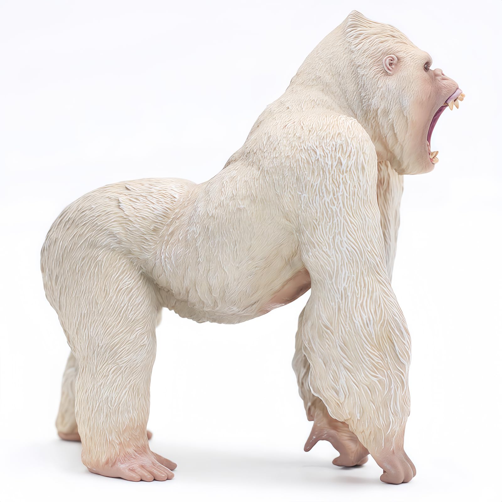 Higherbros gorilla sculpture as centerpiece for desks or shelves.