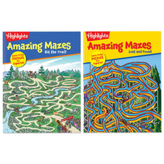Highlights for Children Amazing Mazes 2-Pack cover inviting screen-free fun