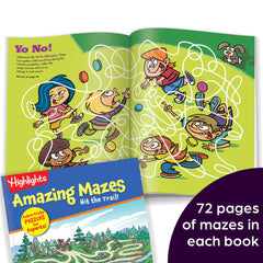Highlights for Children Amazing Mazes sample maze page showing challenging paths