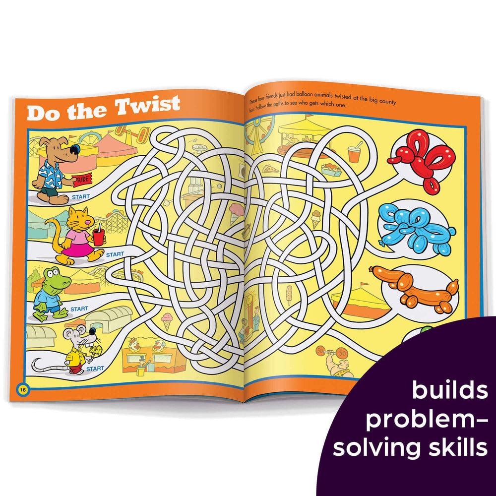 Highlights for Children Amazing Mazes animal friends illustration invites gentle focus and imaginative exploration.