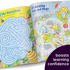 Highlights for Children Amazing Mazes maze pages boost fine motor skills and concentration.