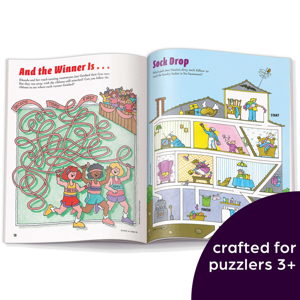 Highlights for Children Amazing Mazes well-constructed mazes with engaging illustrations for ages 3-6.