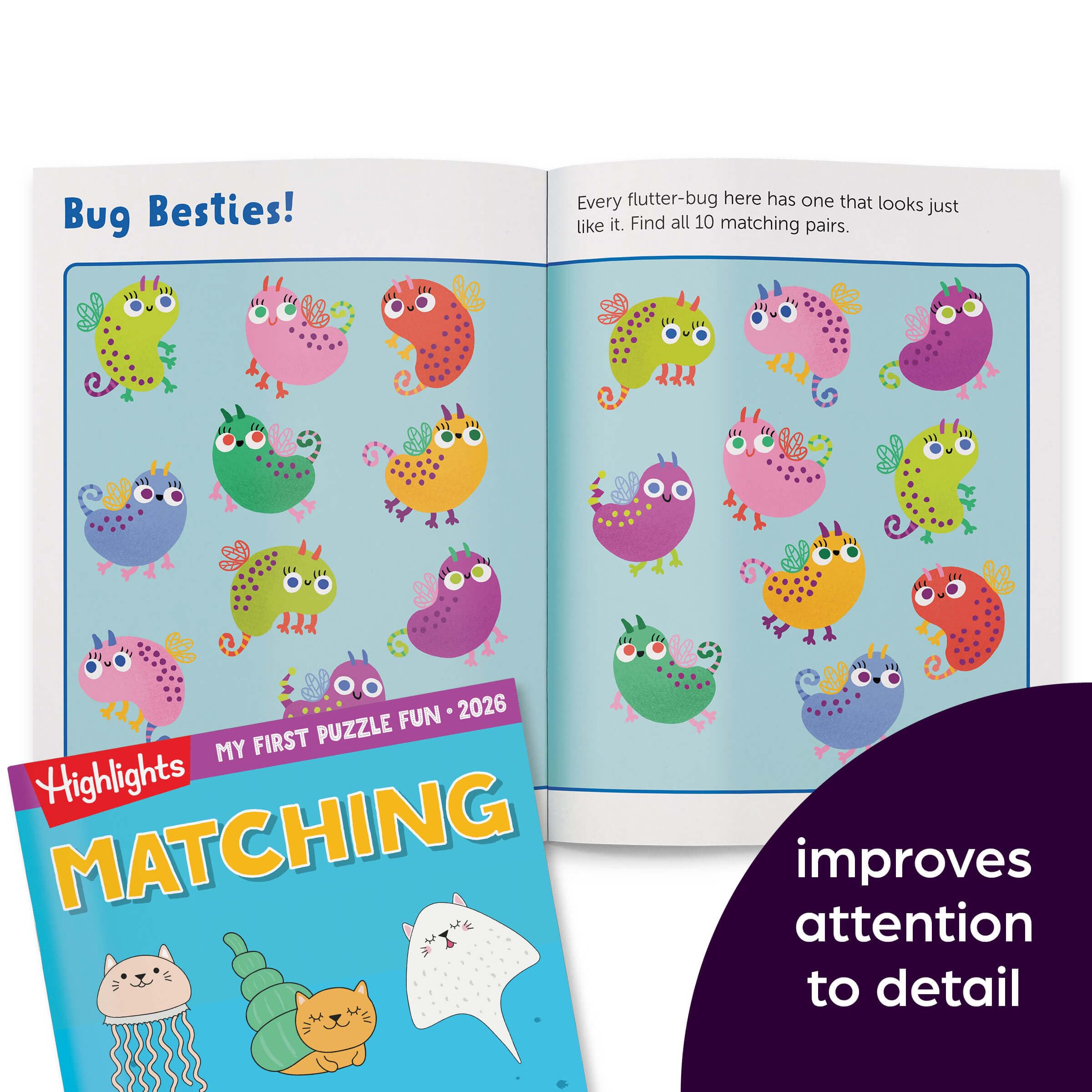 Highlights for Children My First Puzzle Fun 2026 spot the differences page for attention to detail