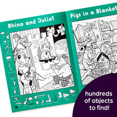 Highlights Hidden Pictures 2023 puzzle scene — engaging on-the-go entertainment