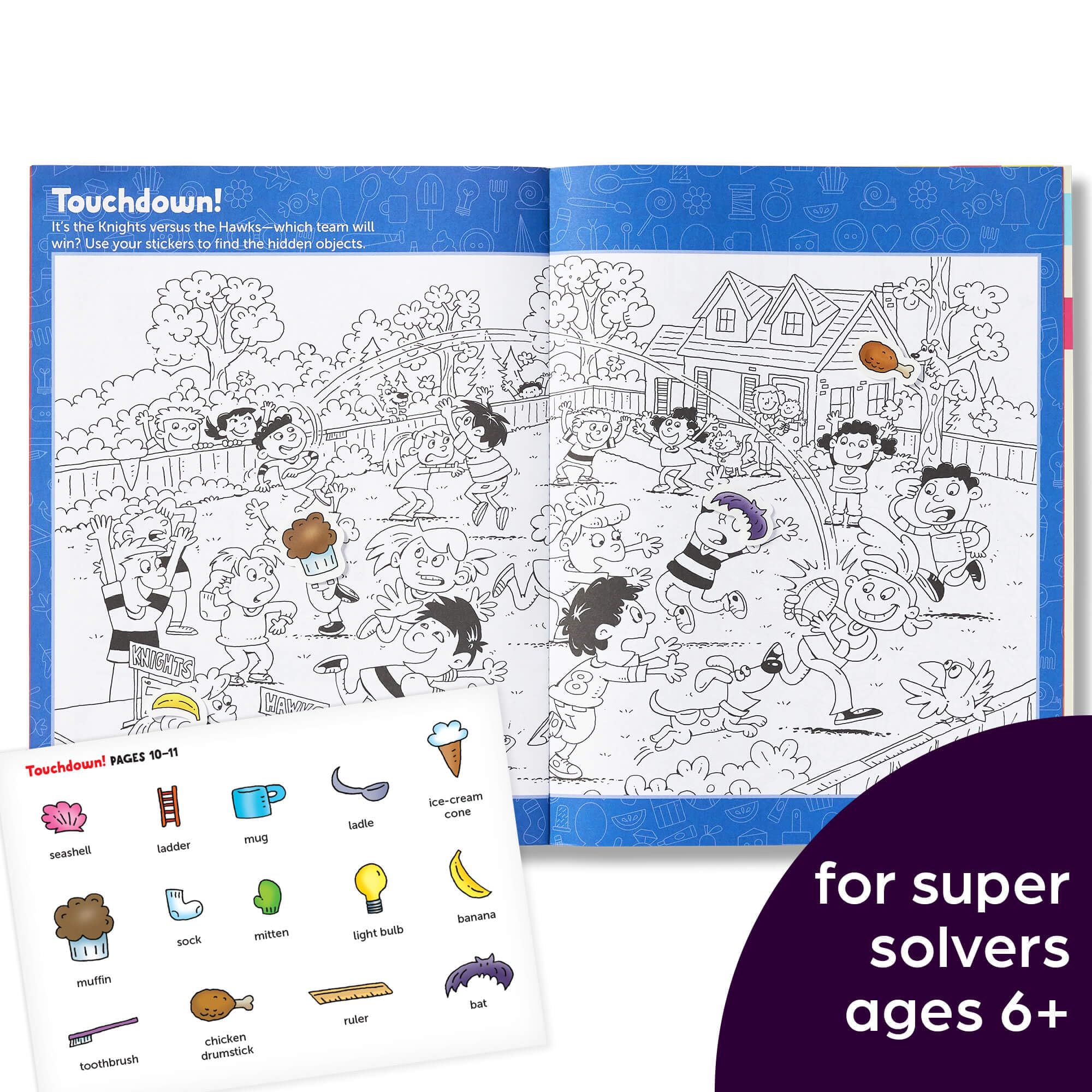 Highlights for Children backpack-friendly books fit puzzles in a bag.