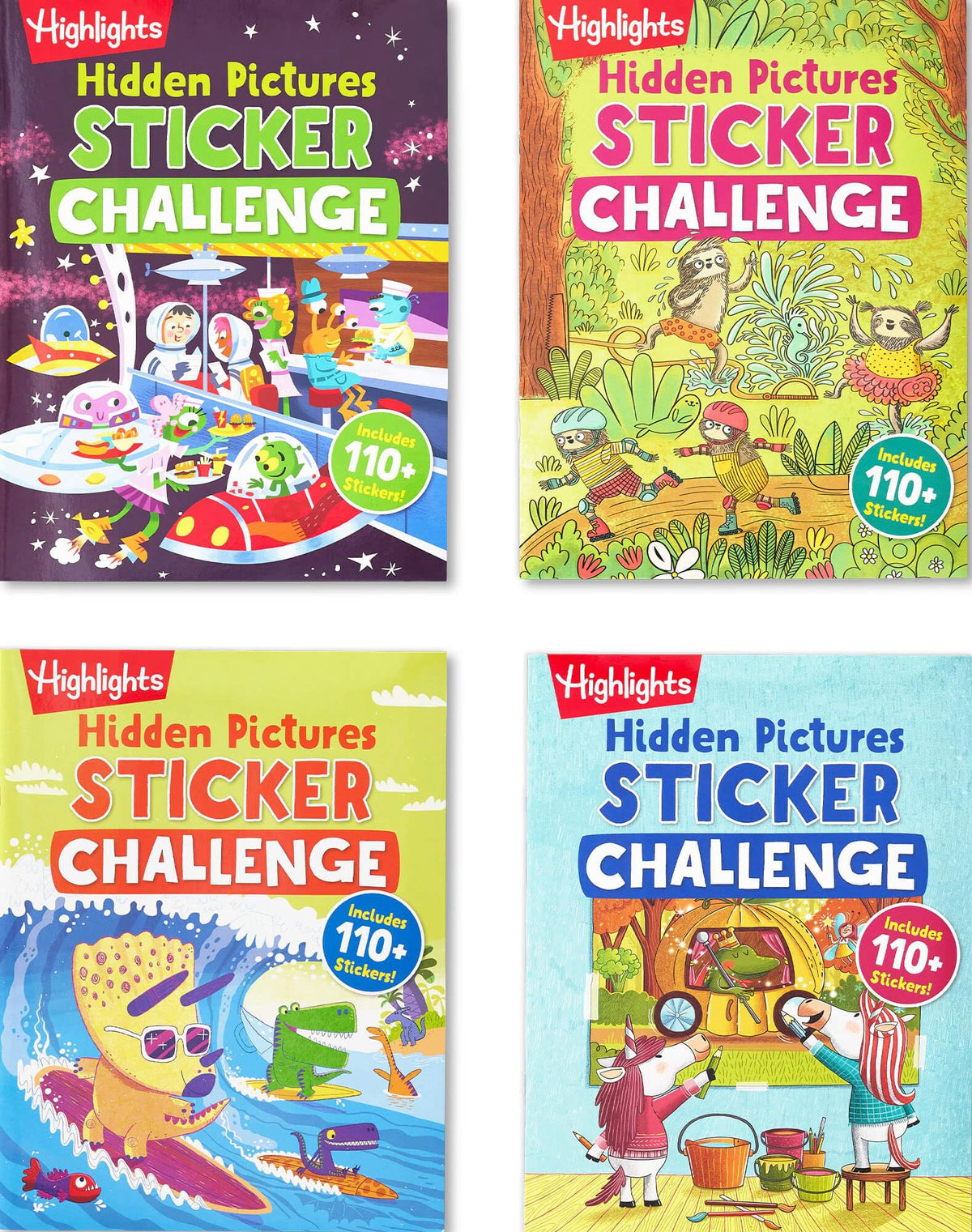 Highlights for Children cover image inviting sticker-seek activity for curious kids.